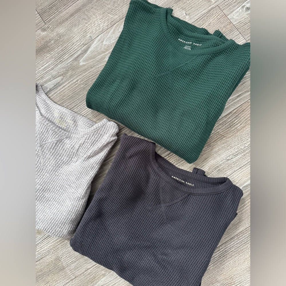 BUNDLE AE Oversized Long-Sleeve Plush T-Shirt